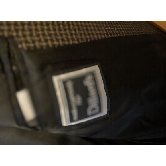 Riserva Dillard's Sport Blazer Jacket Houndstooth 40 R Made in Italy 100% Wool - Picture 16 of 16